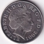 5 Pounds of 100th anniversary of the death of Queen Victoria Copper Nickel Coin - Image 2