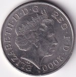 5 Pounds of 100th anniversary of the birth of the Queen Mother Copper Nickel Coin - Image 2