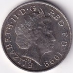 5 Pounds of The end of the second millennium AD Copper Nickel Coin - Image 2