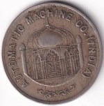 India Burma & Ceylon 25 Cents Automatic Machine Co India Vintage Token - Image 2