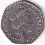 2019 Sherlock Holmes 50 Pence UK Fifty Pence Commemorative Coin - Image 2