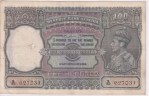 One Hundred Rupees of 1938 C D Deshmukh Signed Calcutta Circle Note