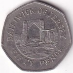 1998 Bailiwick of Jersey 50 Pence Coin