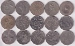 Australia 50 Cents Large Size Copper Nickel 15 Different Coins Lot