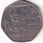 Military Honour 2006 UK 50 Pence Victoria Cross Heroic Acts Coin