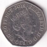 2018 UK 50 Pence Paddington at the Station Coin - Image 2