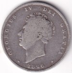United Kingdom 1 Shilling 1826 George IV Silver Coin