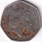 UK 50 Pence 2000 Public Libraries Millennium Coin - Image 2