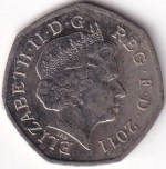 UK 50 Pence 2011 Olympic Taekwondo London 2012 Series Coin - Image 2