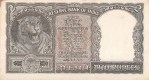 2 Rupees P C Bhattacharya Signed Olive Green Corner Stain Marks Note - Image 2