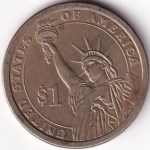 United States 1 Dollar 2007 John Adams Coin - Image 2