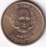 United States 1 Dollar of Martin Van Buren Coin