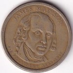 United States 1 Dollar of James Madison Coin