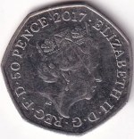 UK 50 Pence 2017 Mr Jeremy Fisher Coin - Image 2