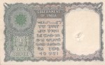 One Rupee 1950 K G Ambegaonkar Signature UNC Note - Image 2