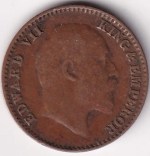 1/12 Anna 1904 of British India of King Edward VII Copper Coin - Image 2