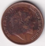 1/12 Anna 1906 of British India of King Edward VII Copper Coin - Image 2