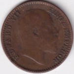 1/12 Anna 1908 of British India of King Edward VII Copper Coin - Image 2