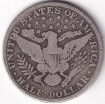 1911 United States Barber Half Dollar Silver Coin - Image 2