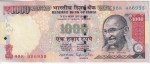 1000 Rupees Signature of Raghuram Rajan Used Extra Fine Note