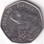 UK 50 Pence 2017 Mr Jeremy Fisher Coin