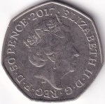 UK 50 Pence 2017 Mr Jeremy Fisher Coin - Image 2