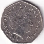 2013 UK 50 Pence Royal Shield Coin - Image 2