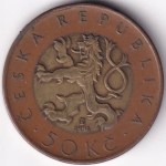 Czech Republic 50 Korun 1998 Bi-Metallic Coin