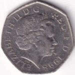 1998 UK 50 Pence NHS 50th Anniversary Coin - Image 2