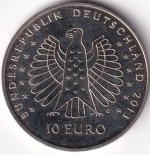 10 Euros of Germany of 2013 Copper Nickel Unc Coin - Image 2