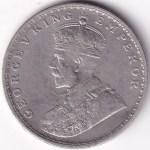 1911 One Rupee of British India Silver Coin - Image 2