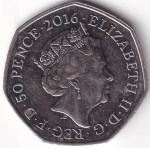 United Kingdom 2016 Squirrel Nutkin 50 Pence Coin - Image 2