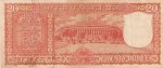 India 20 Rupees S Jagannathan Correct Kashmiri Issue Note - Image 2