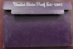 United States 1987 Proof Set With COA