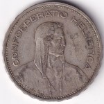 Switzerland 5 Francs 1933 Silver Coin - Image 2