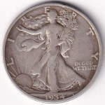 USA Walking Liberty Half Dollar 1934 Silver Coin
