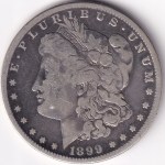 Morgan Dollar 1 Dollar 1899 United States Silver Coin