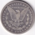 Morgan Dollar 1 Dollar 1899 United States Silver Coin - Image 2