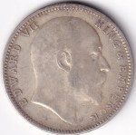 One Rupee 1907 King Edward VII Silver Coin - Image 2