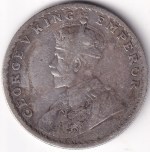 Bombay Mint 1917 One Rupee of British India of King George V Silver Coin - Image 2
