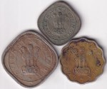 Two Annas One Anna and Half Anna of1950 Copper Nickel Coins Set - Image 2
