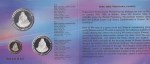 2021 Srimat Swami Pranavanandaji Maharaj 100 50 and 10 Rupees Proof Set - Image 3