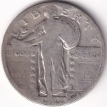 United States Standing Liberty Quarter Dollar of 1927 Silver Coin