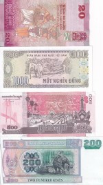 9 Different Asian Countries Banknotes Collection Unc Set - Image 6