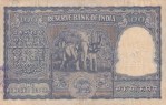 100 Rupees of 1953 of B Rama Rau Signature G-4A Issue Note - Image 2