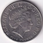 United Kingdom 5 Pounds 2005 Trafalgar Coin - Image 2