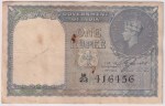 British India 1 Rupee Banknote 1940 George VI – Government of India