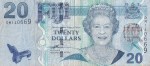 Fiji 20 Dollars 2007 Queen Elizabeth II Used Banknote