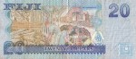 Fiji 20 Dollars 2007 Queen Elizabeth II Used Banknote - Image 2