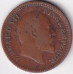 British India Half Pice 1904 Edward VII Coin - Image 2